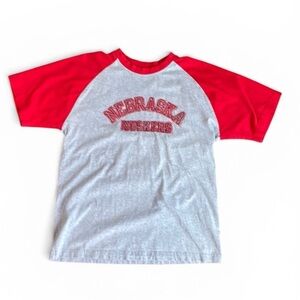 Nebraska Huskers Baseball Style T-shirt